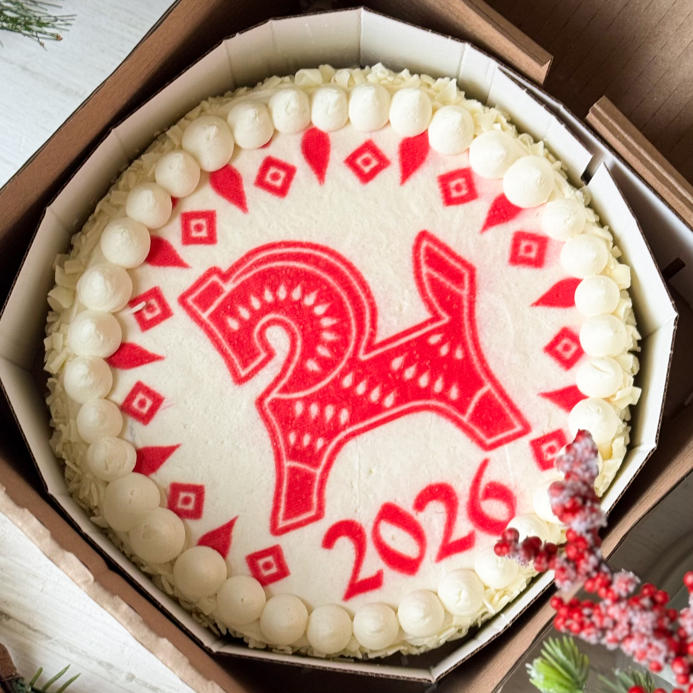 Нежный чизкейк с брауни с карамелью НГ 1,150 кг не резанный изображение 2