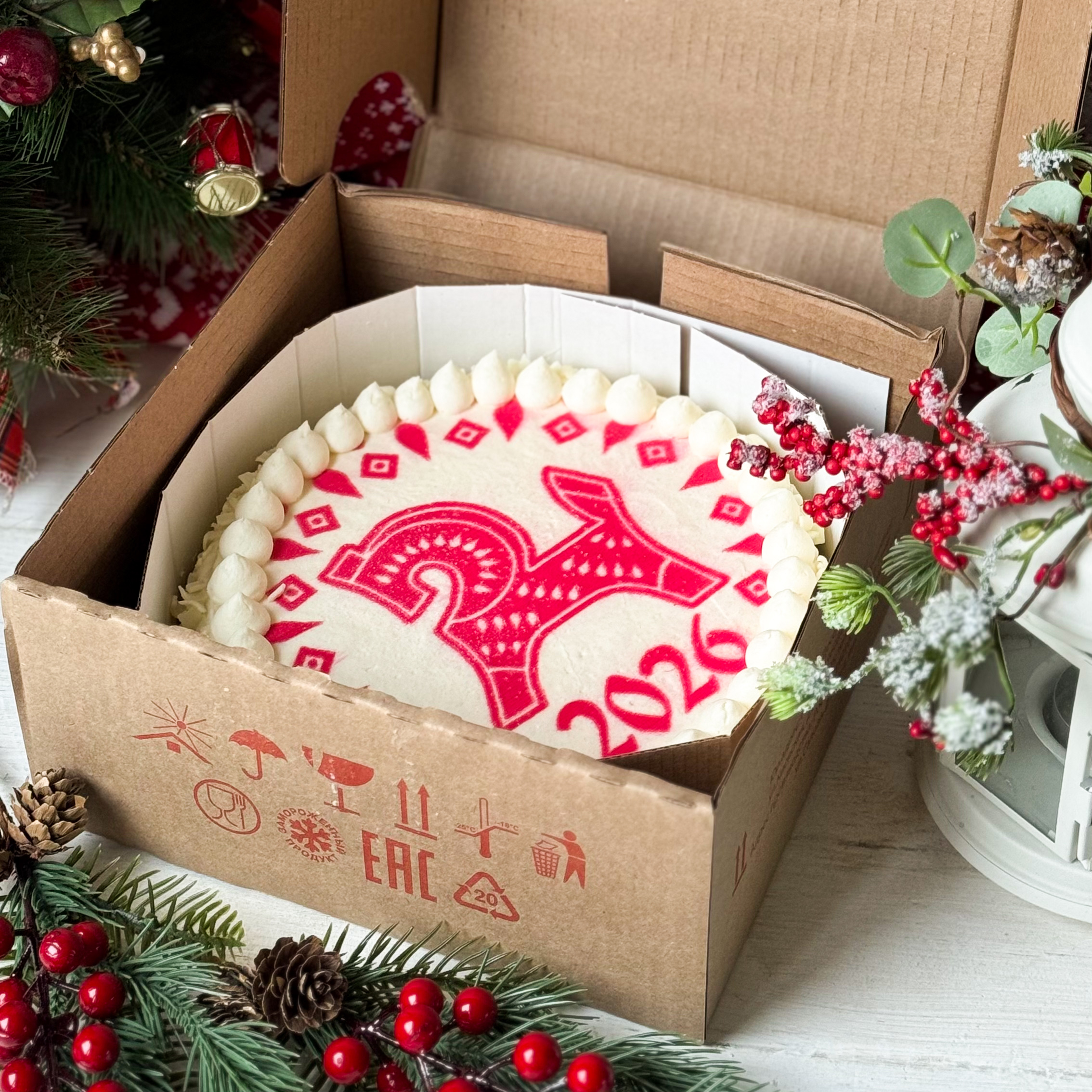 Нежный чизкейк с брауни с карамелью НГ 1,150 кг не резанный изображение 6