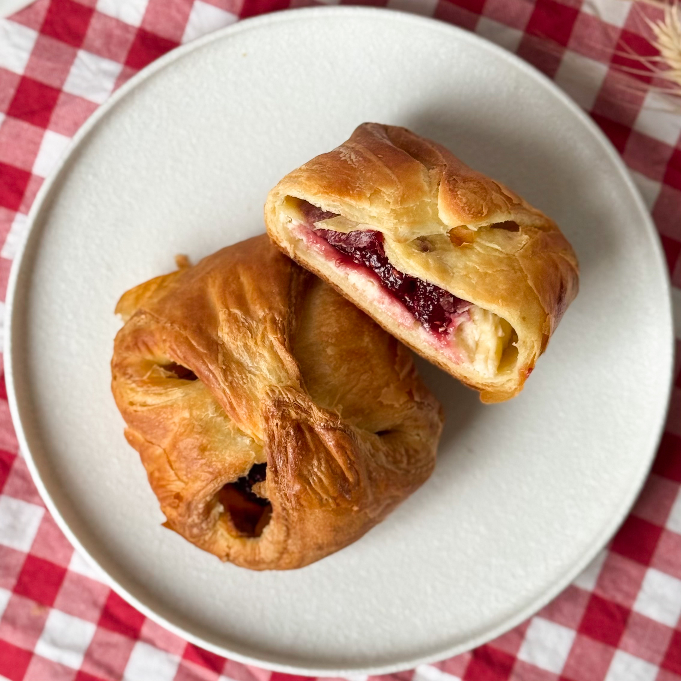 Баркетта для выпекания с малиной и творожным кремом изображение 3