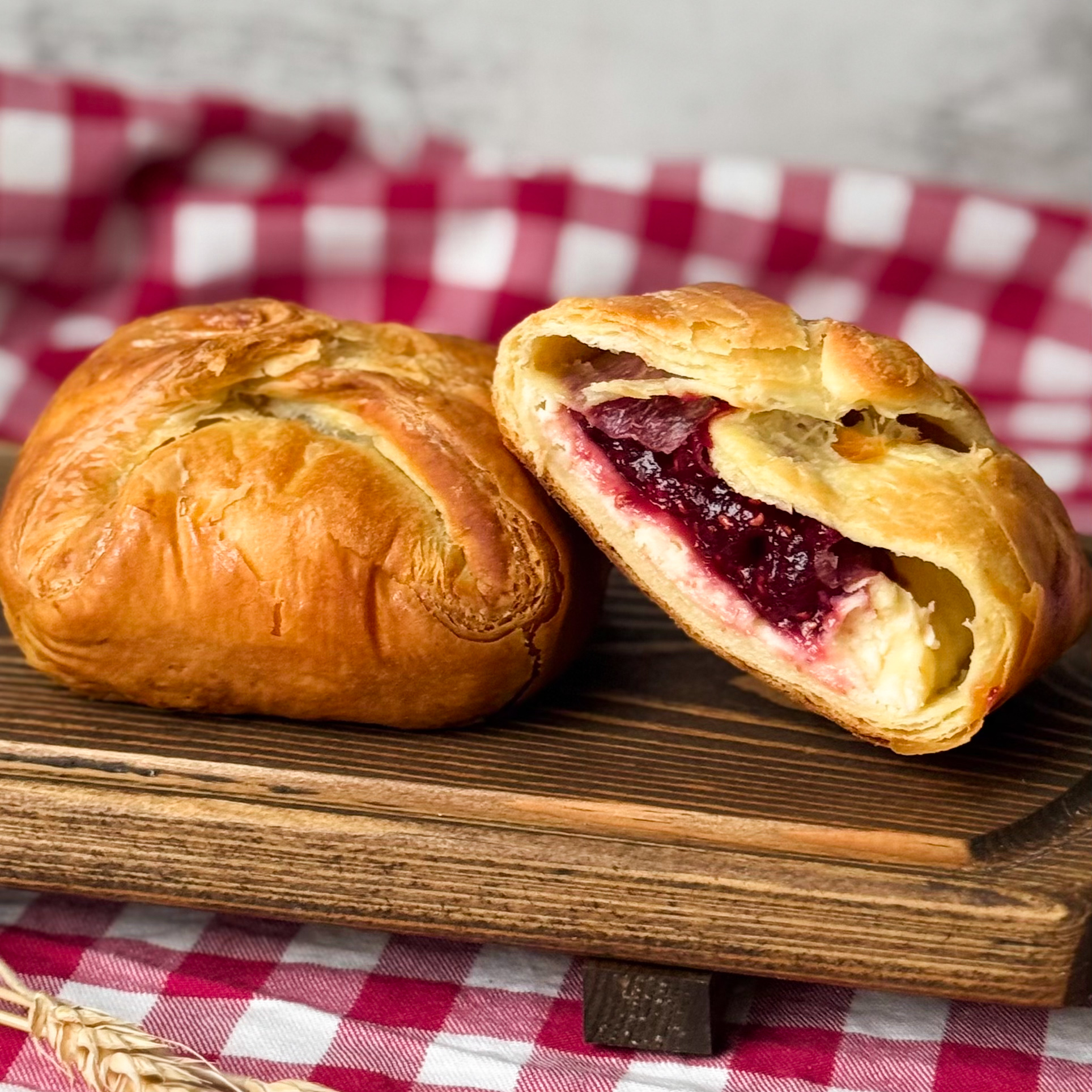 Баркетта для выпекания с малиной и творожным кремом изображение 5