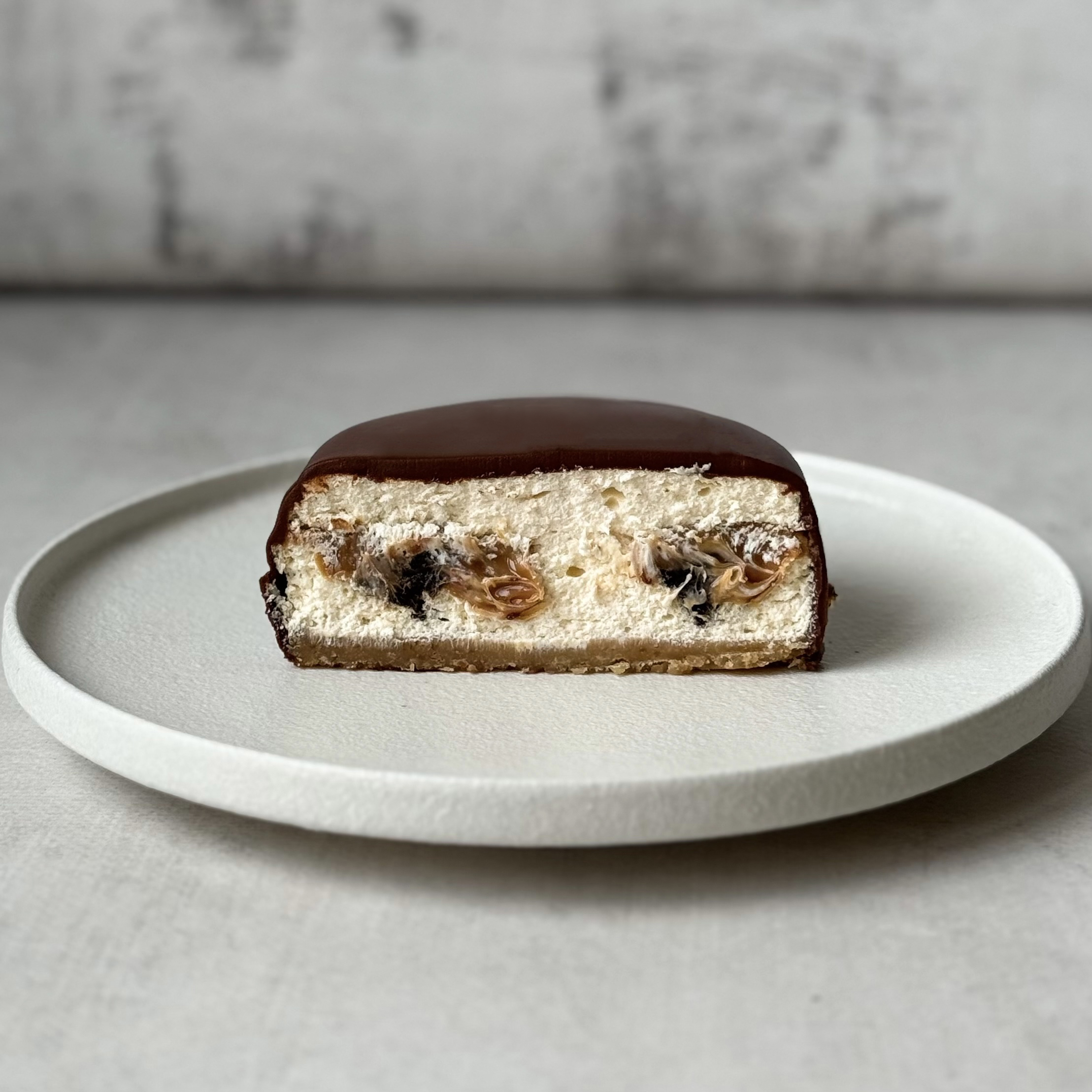 Бенто-торт Чизкейк брауни с карамелью (С Днём Рождения) изображение 4