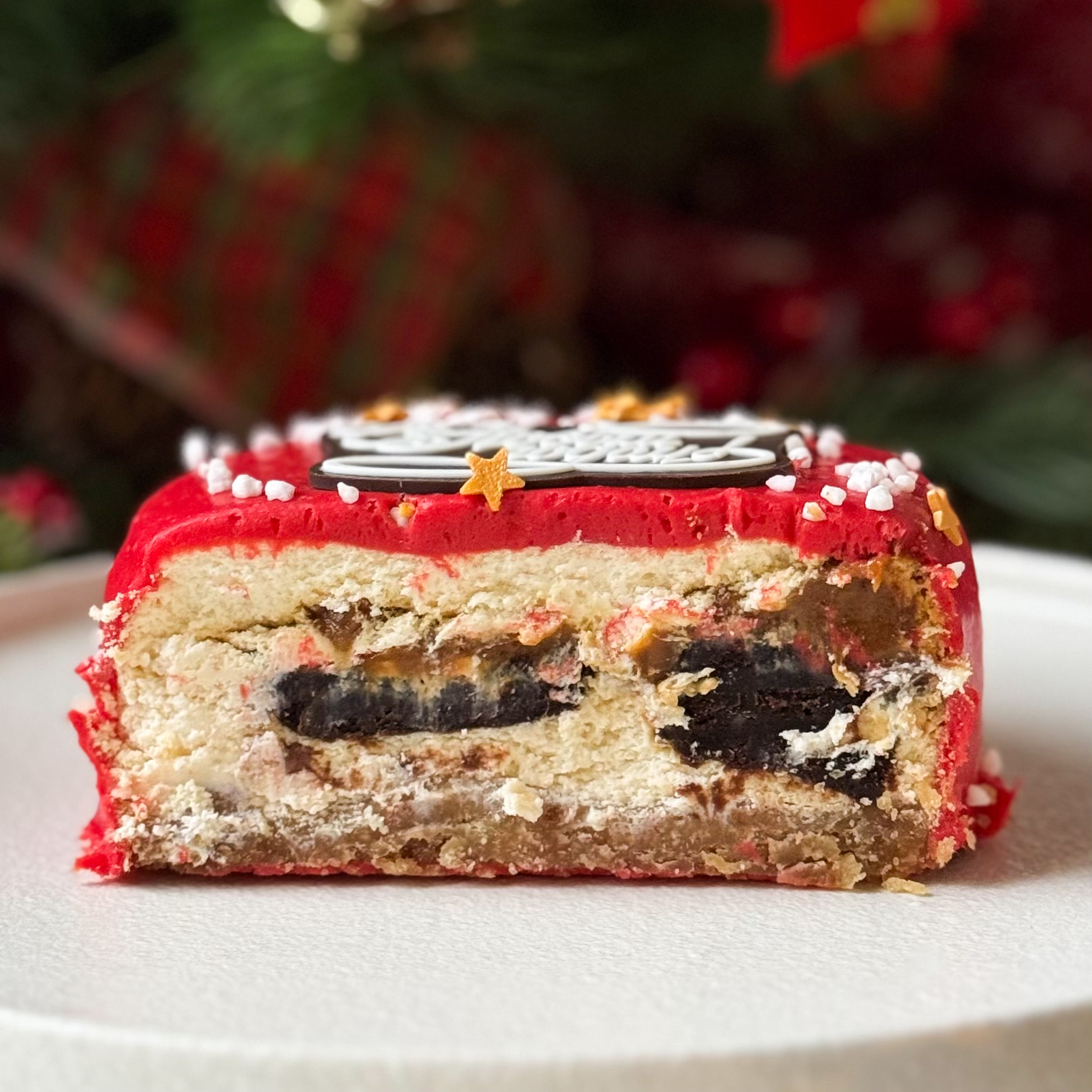 Бенто-торт ЧК брауни с карамелью (С Новым годом!) в индивид.упаковке 335 гр изображение 3