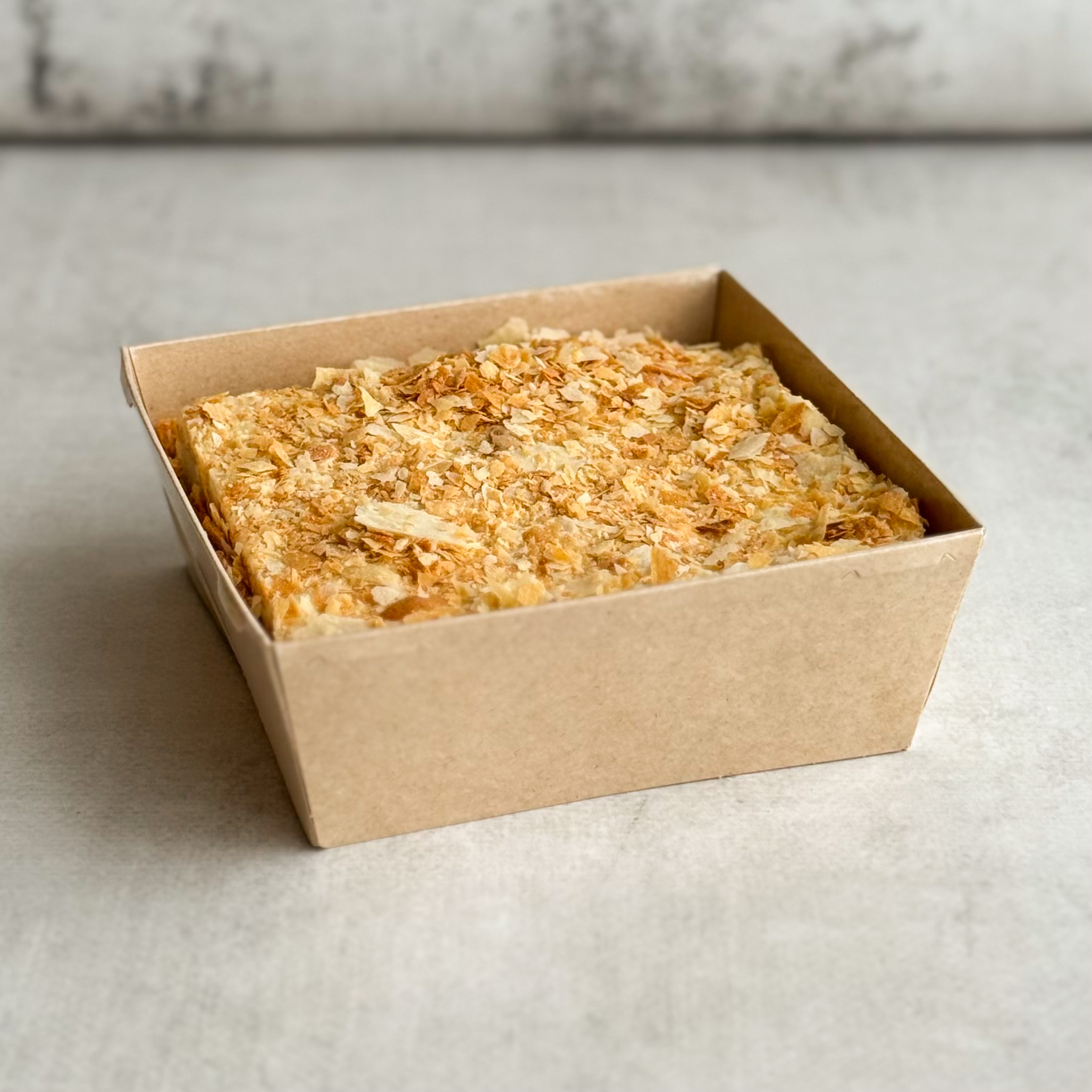 Бенто-торт Наполеон в индивид.упаковке. Нежнейшее сочетание слоёного теста и заварного крема. изображение 4