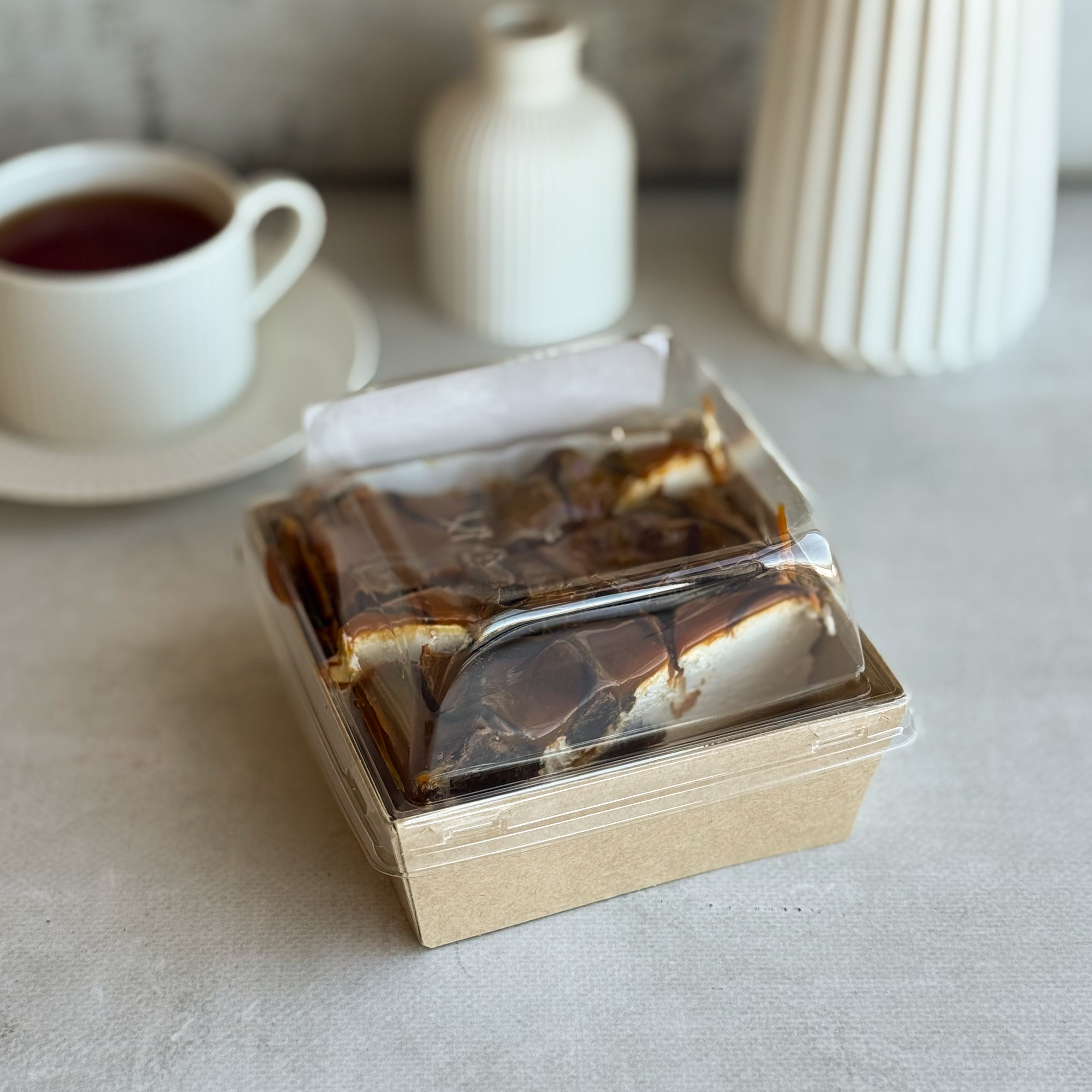 Набор Чизкейк с брауни с карамелью изображение 2