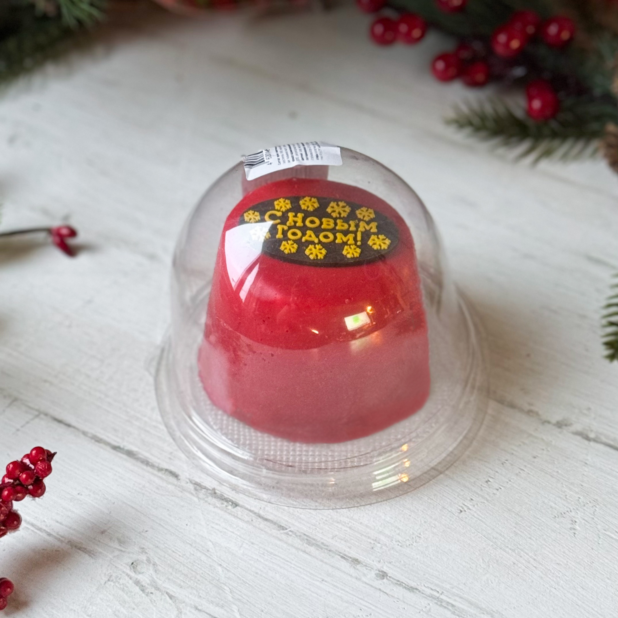 Пирожное муссовое «Шоколадная бомба»  (Новый Год) в индивид.упаковке изображение 5