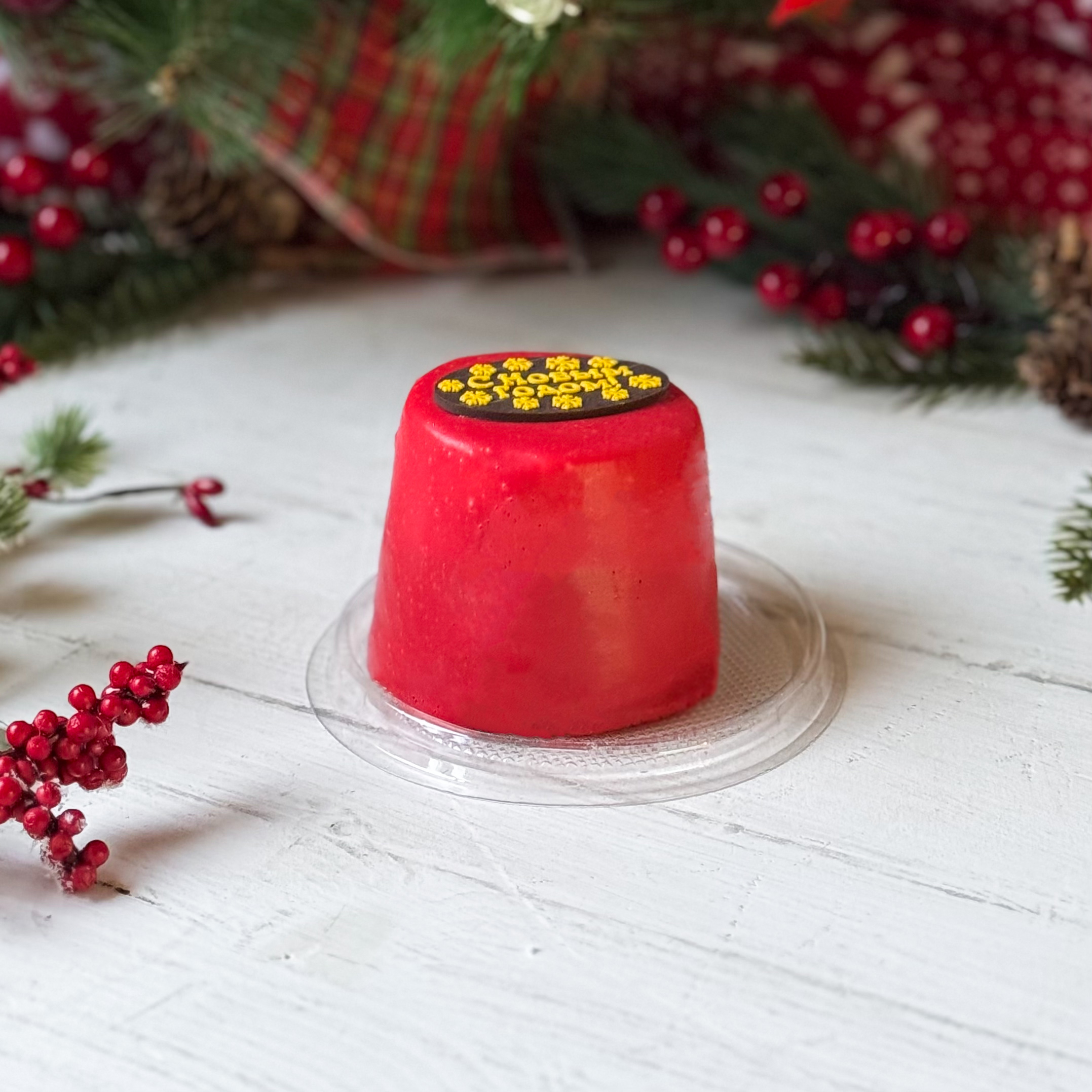 Пирожное муссовое «Шоколадная бомба»  (Новый Год) в индивид.упаковке изображение 4