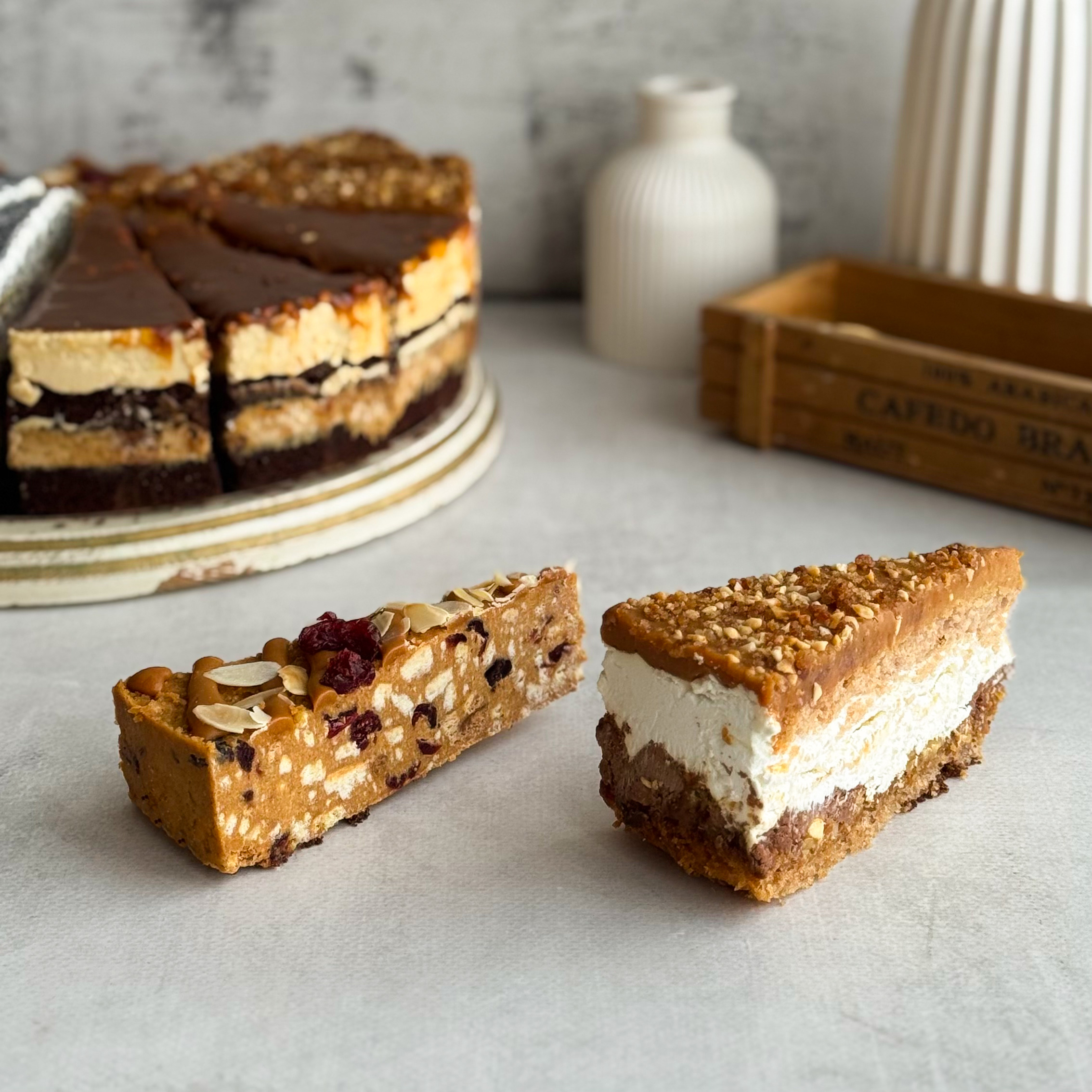 Торт Ассорти New 14 порций 4 вкуса (Карамель-орех, Банан-карамель, Маковый,Руслан) изображение 5