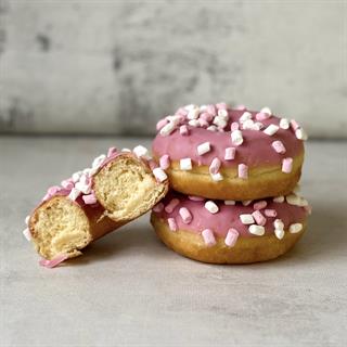 Донат глазированный с посыпкой Маршмеллоу